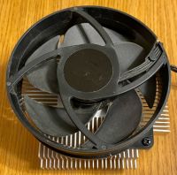 Heatsink with a fan mounted on top